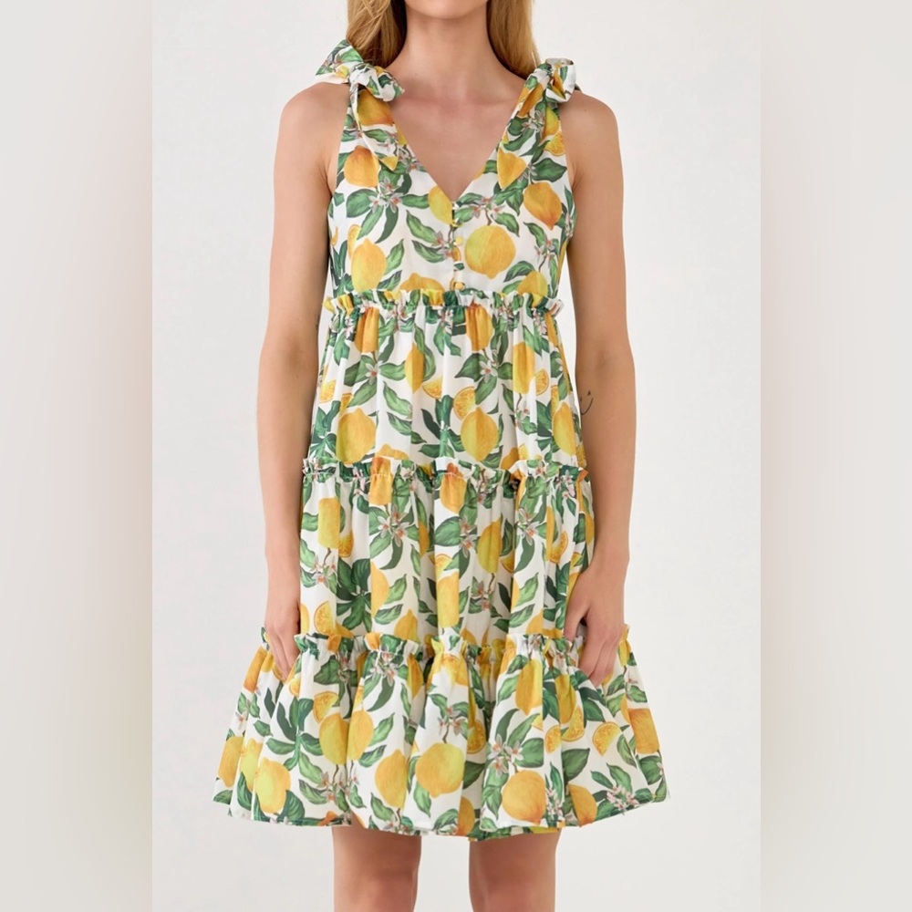 NWT English Factory Lemon Dress- Size S